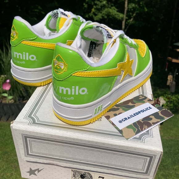 Bapesta x Baby Milo “Cyborg” 2008 size 7.5 brand new RARE - Picture 2 of 6